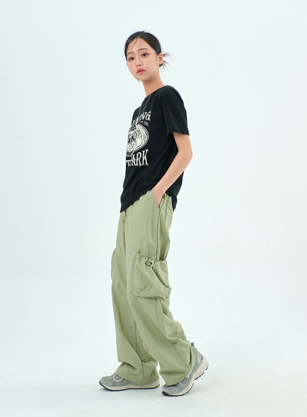 Nylon Pocket Pants BY304
