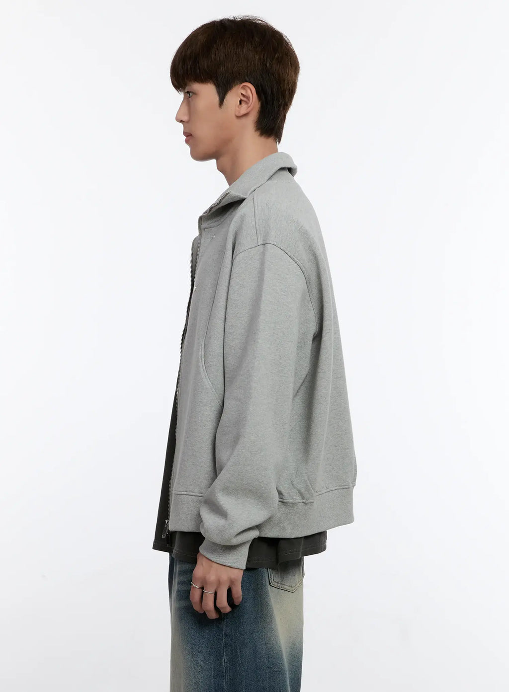 Men's Classic Two-Way Zip-Up Jacket IS529