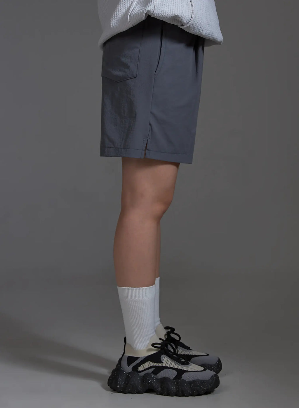 Casual Sporty Stretch Running Shorts (Dark Gray) IO517