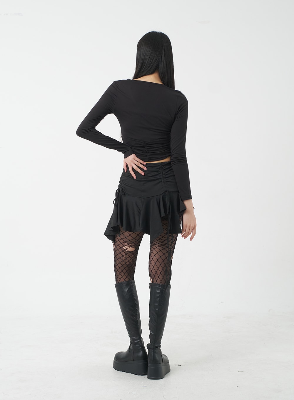 V-Neck Cropped Top BY309