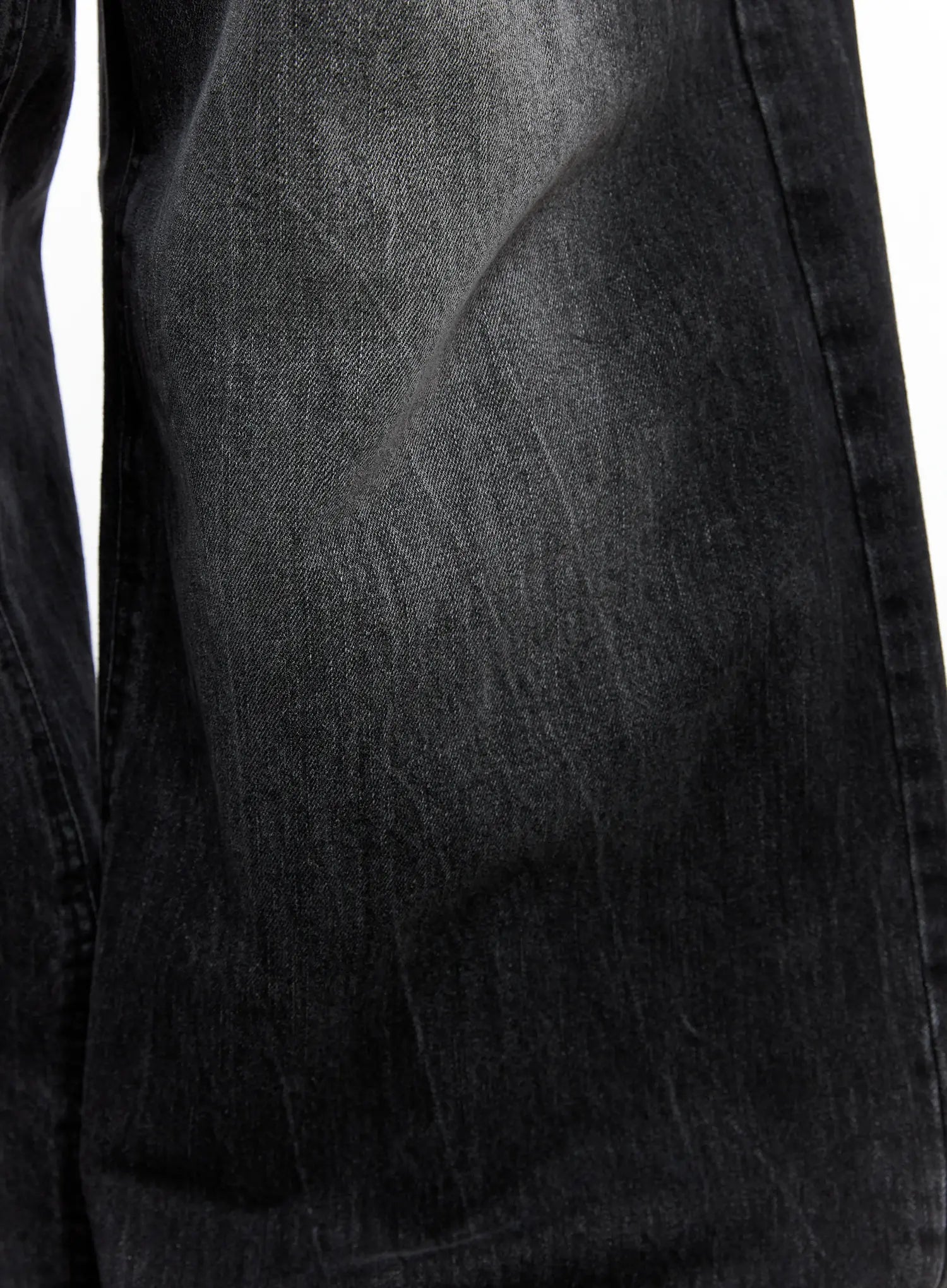 Men's Wide-Leg Washed Jeans IO502