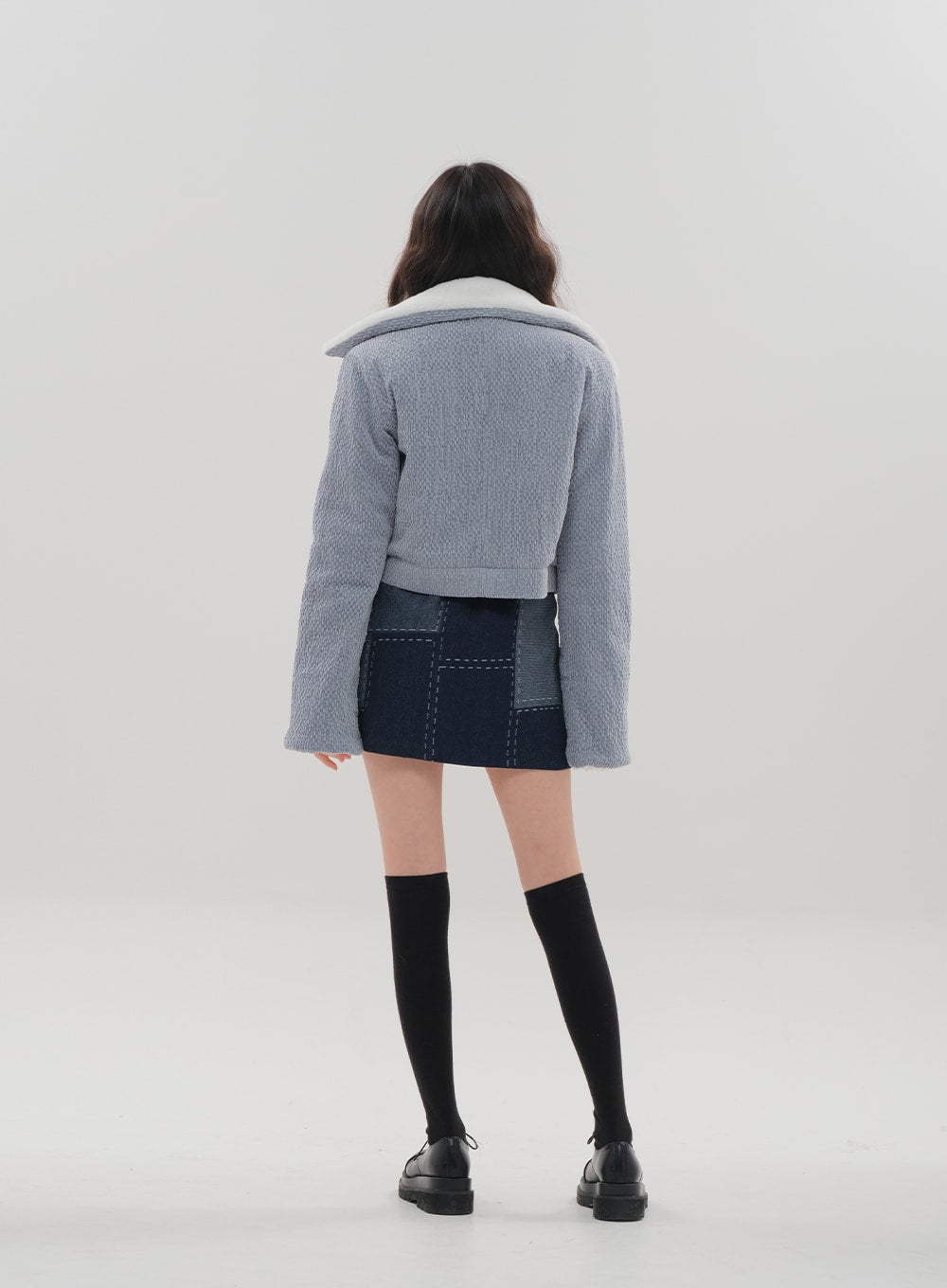 Corduroy Cropped Jacket BS-B04011203