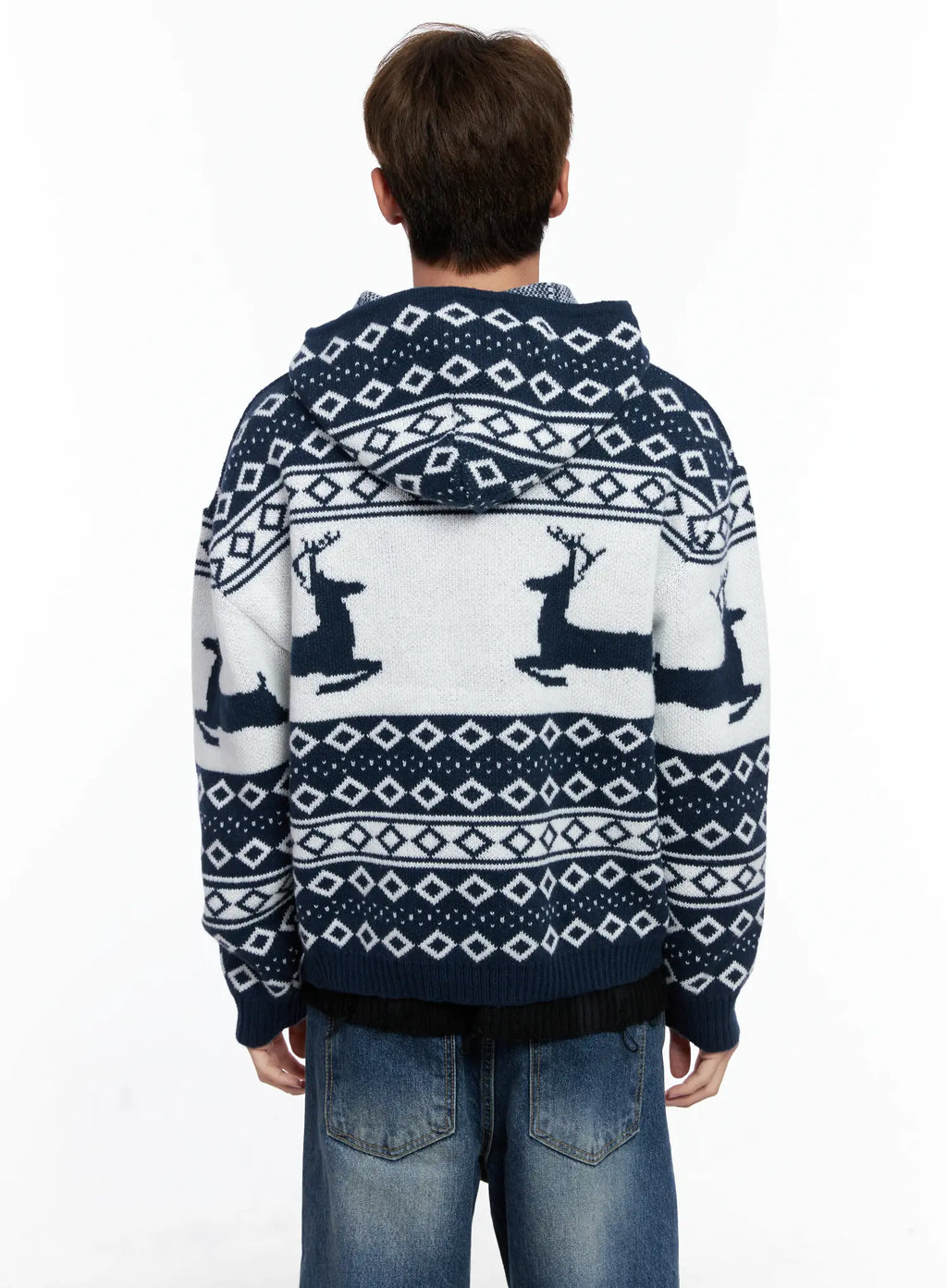 Men's Frost Hooded Knit Zip-Up IO502