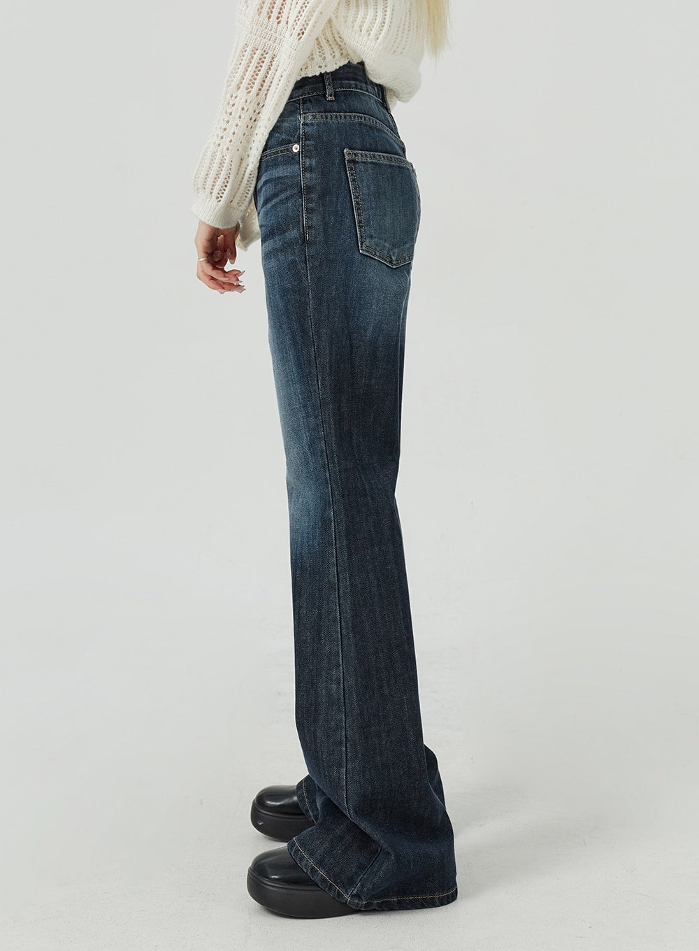 Dark Wash Bootcut Jeans BM322