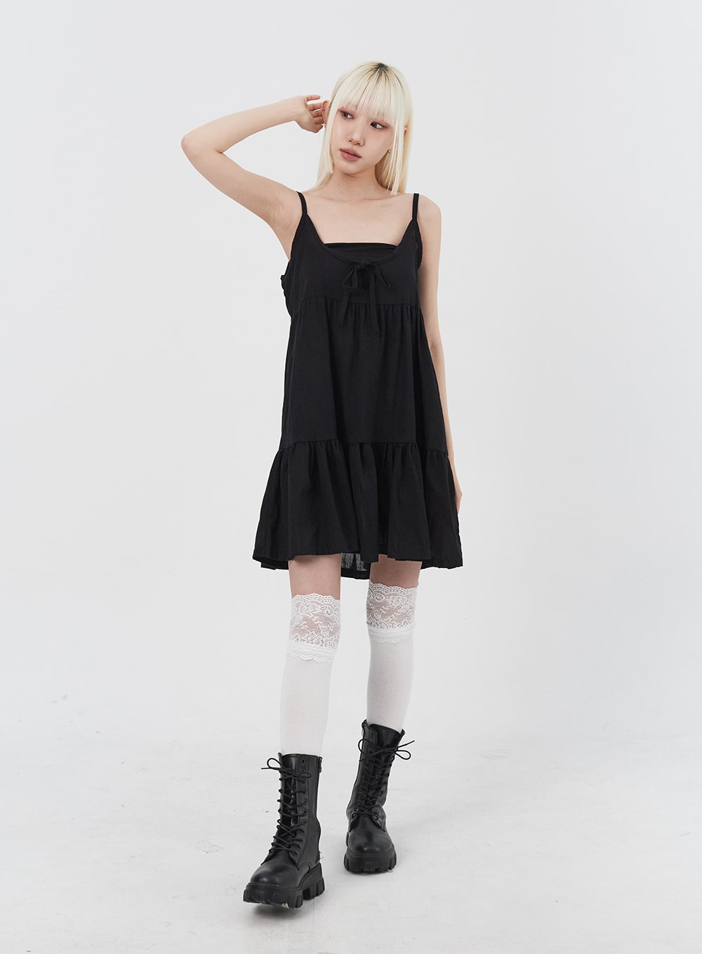 Tiered Mini Dress IU312