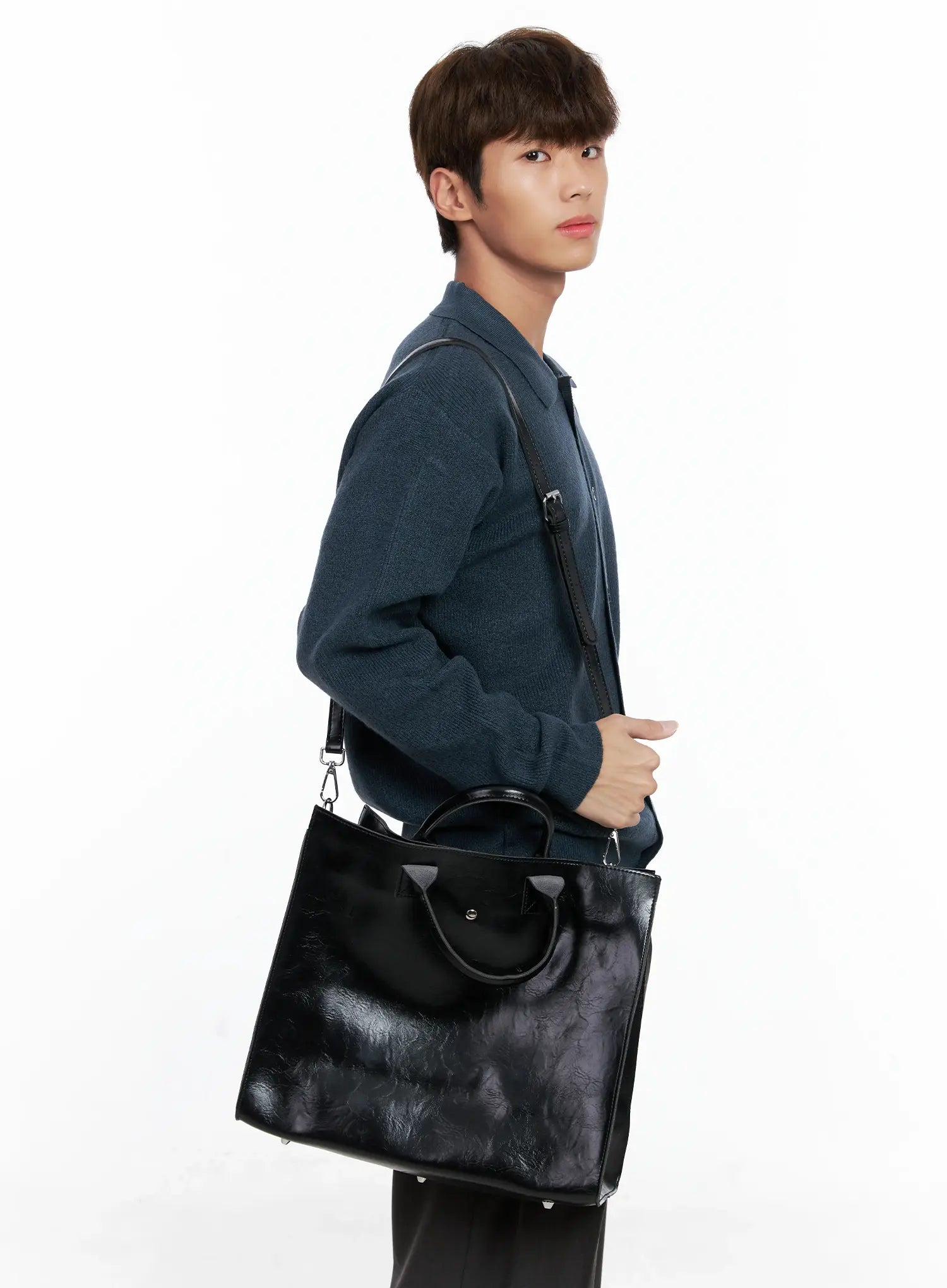 Men's Classic Button Up Knit Sweater IO506