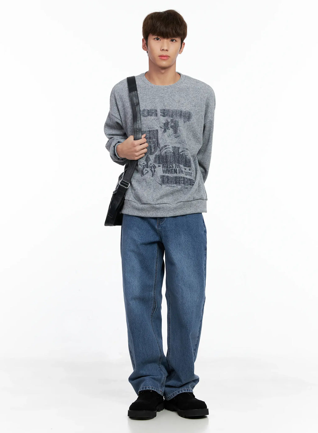 Men's Standard Loose Fit Jeans IO506