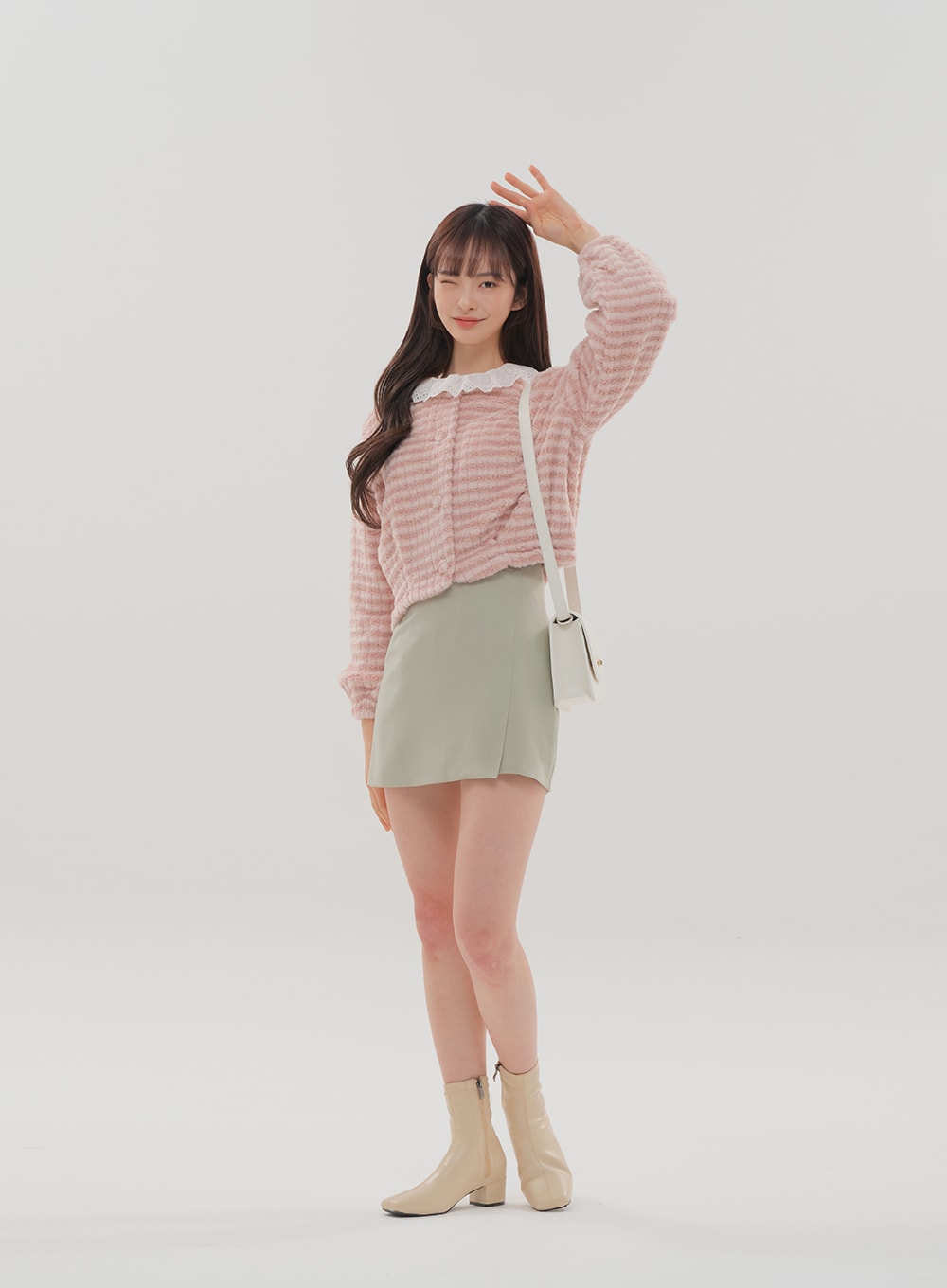 Wrap Style Mini Skirt BS-B11010502