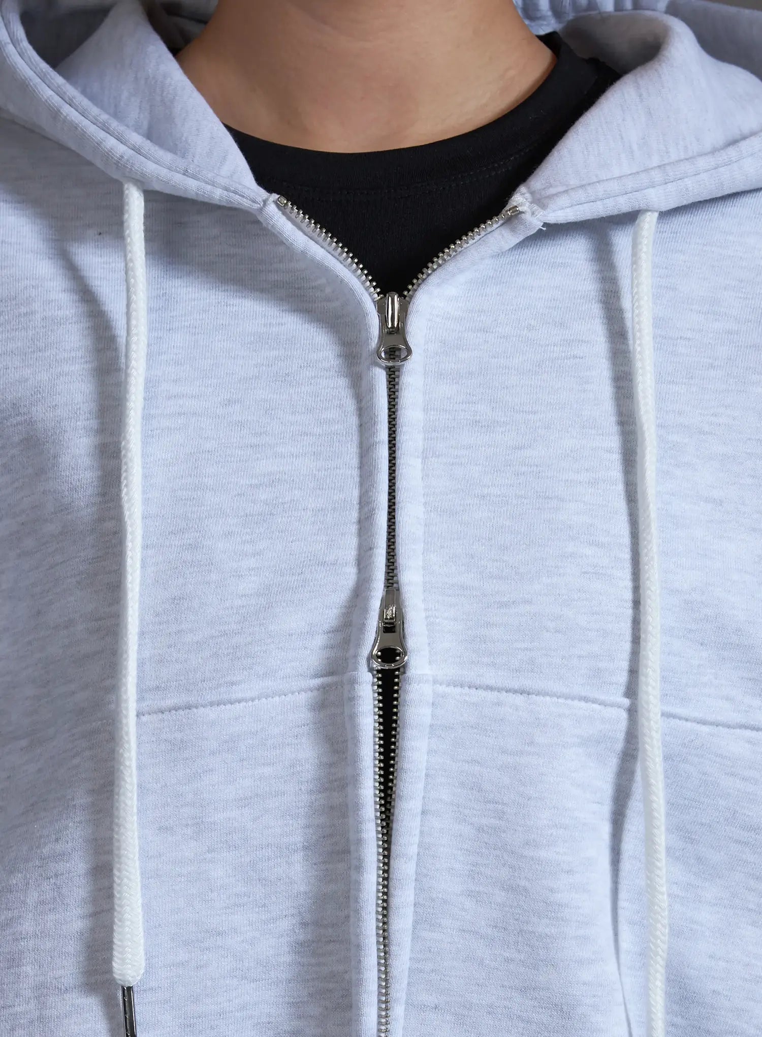 Cropped Zip-Up Hoodie IO517