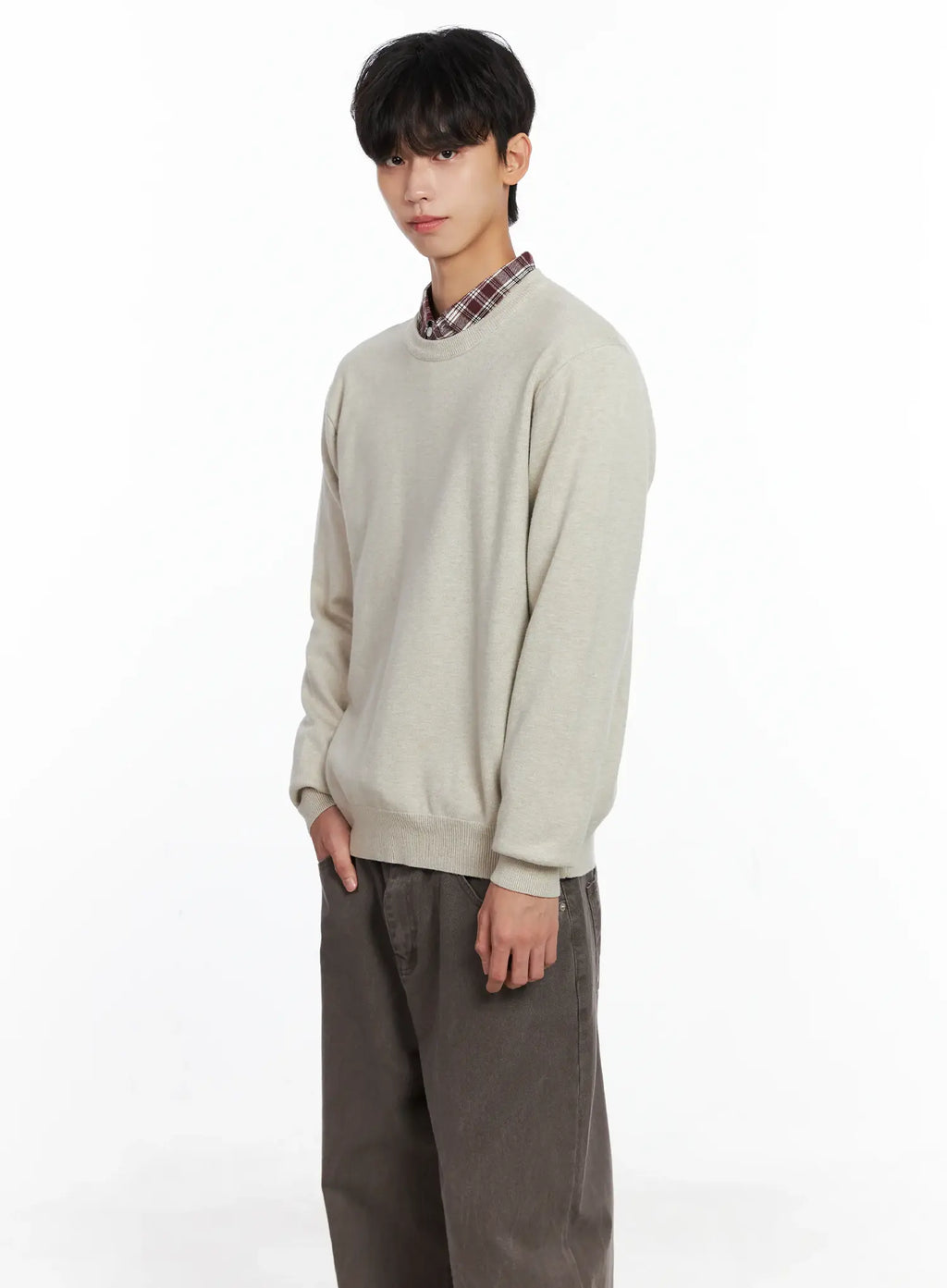 Men's Classic Crewneck Sweater IS519