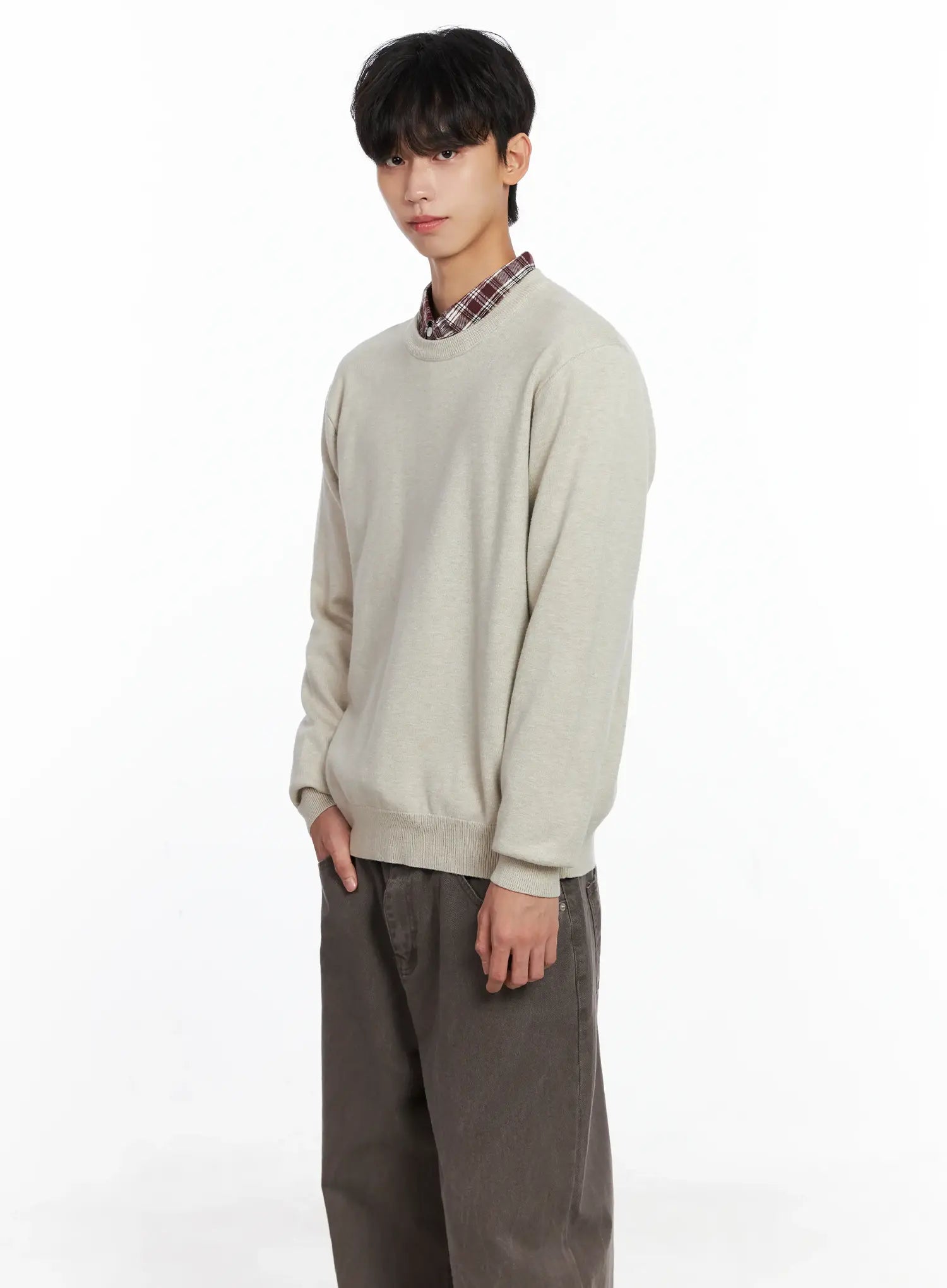 Men's Classic Crewneck Sweater IS519