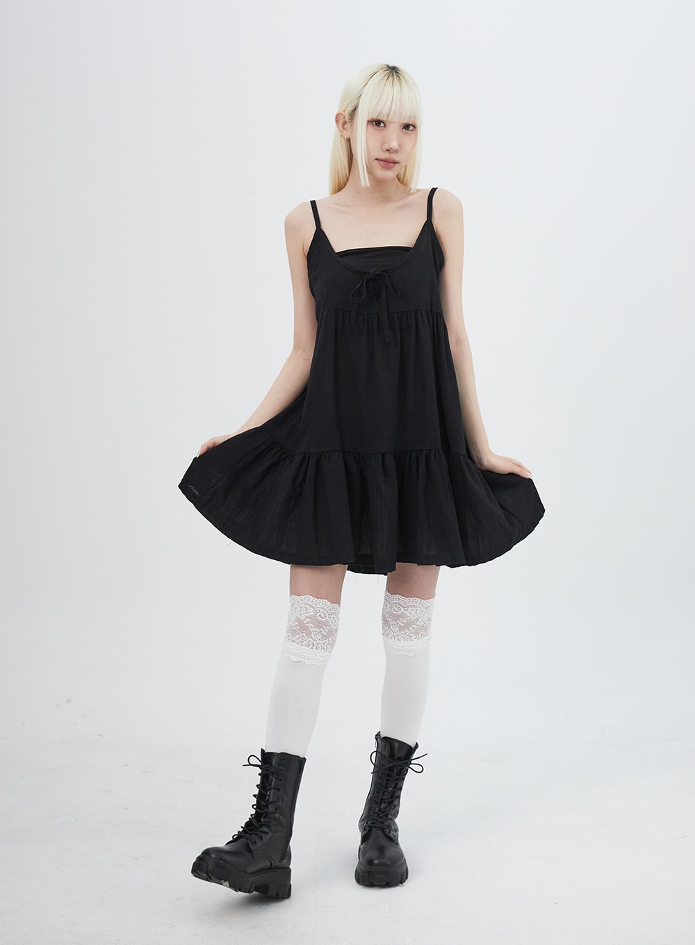 Tiered Mini Dress IU312