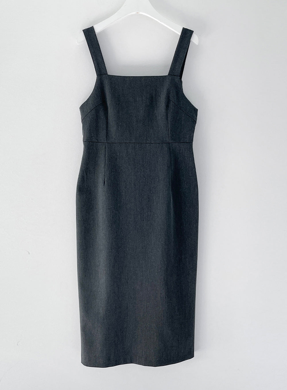 Wool Sleeveless Long Dress