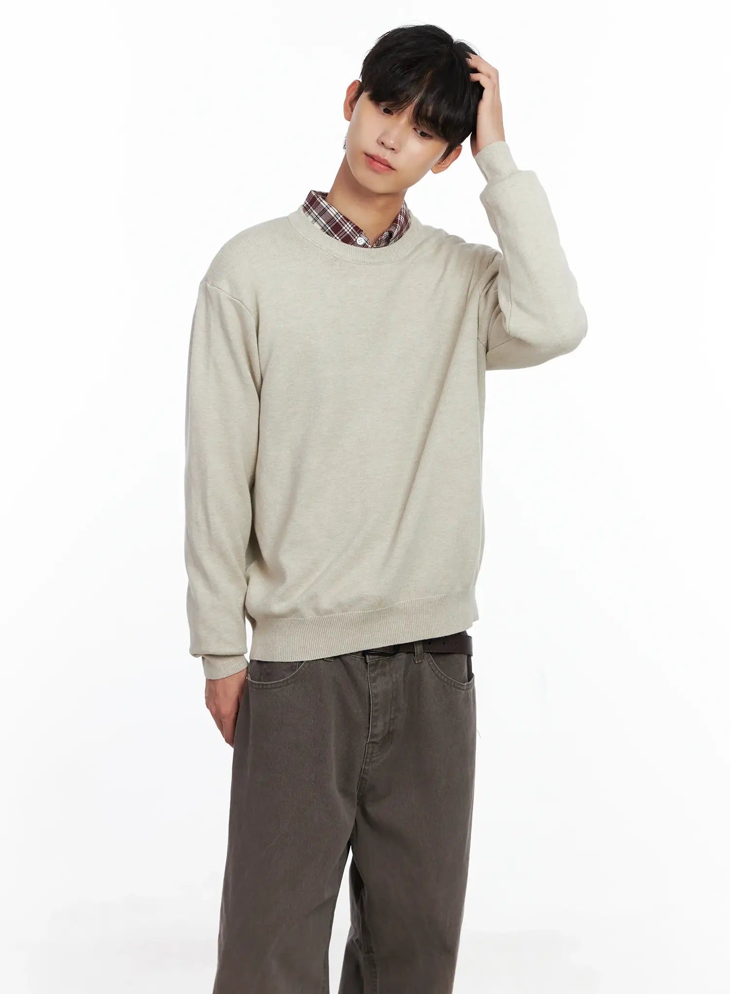 Men's Classic Crewneck Sweater IS519