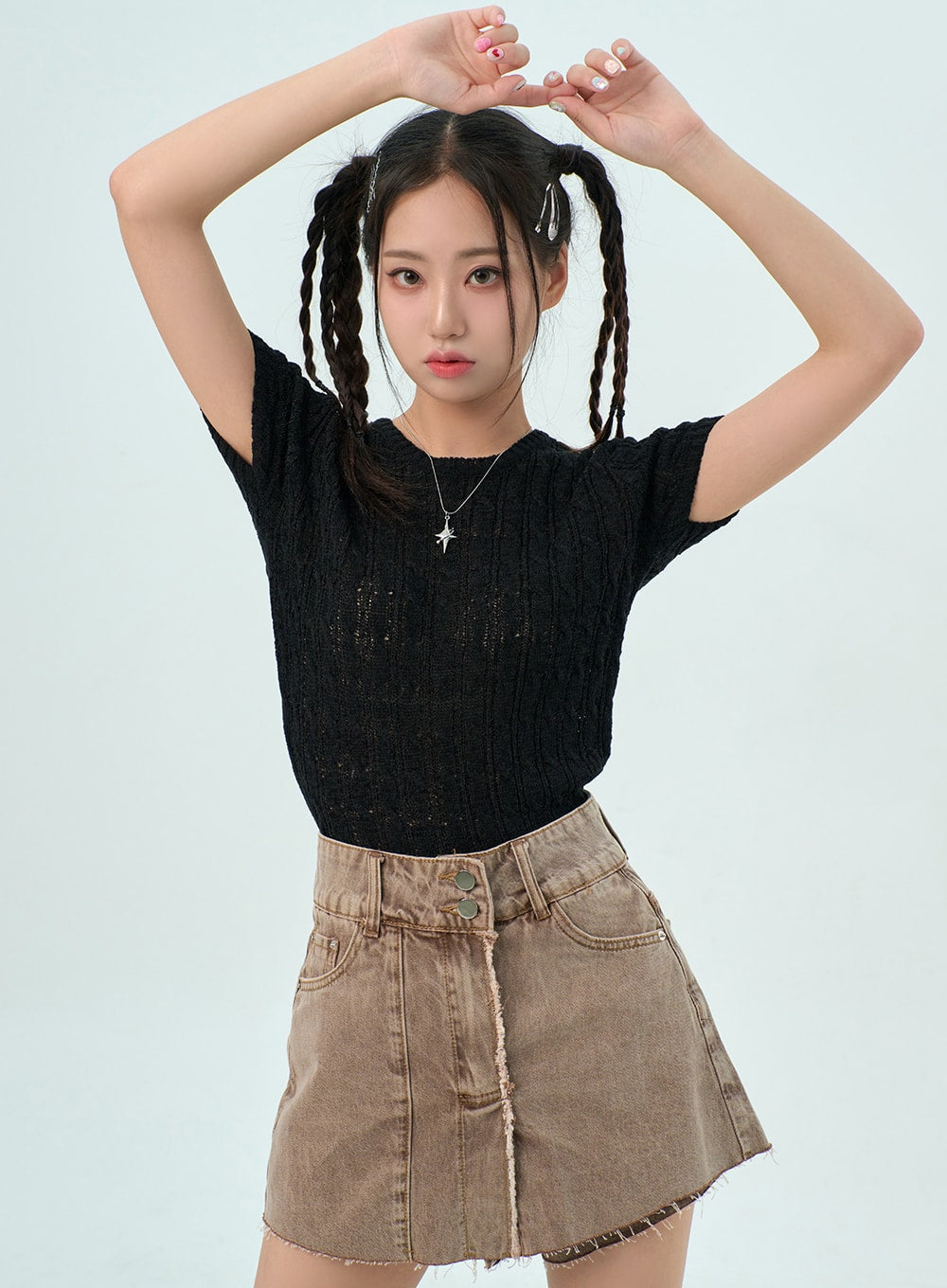 Cable Knit Summer Sweater BY322