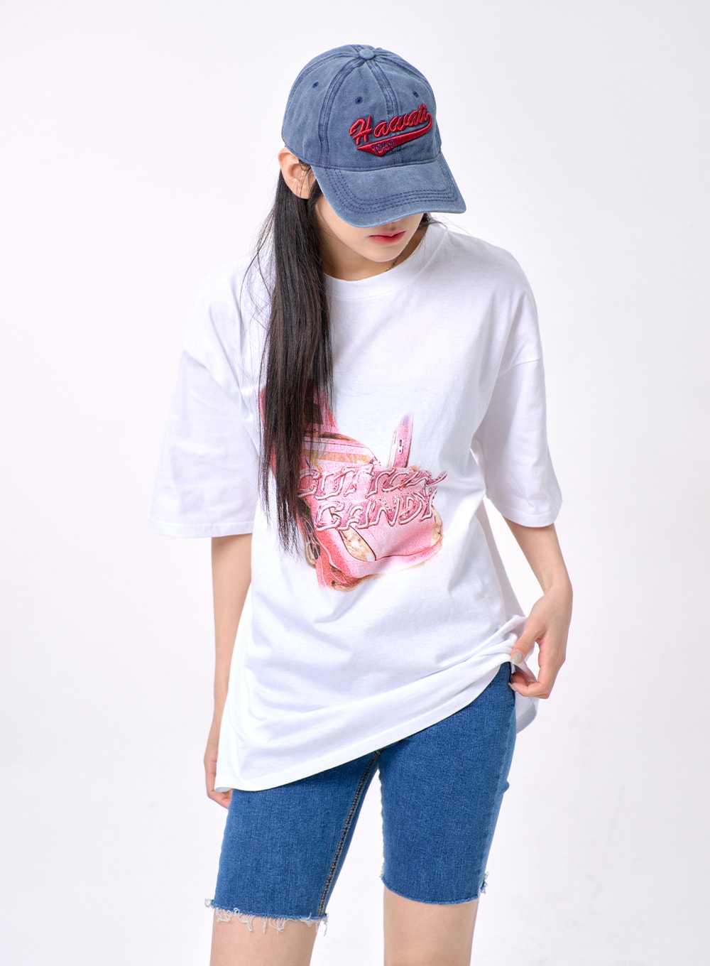 Oversized Graphic Tee BA327