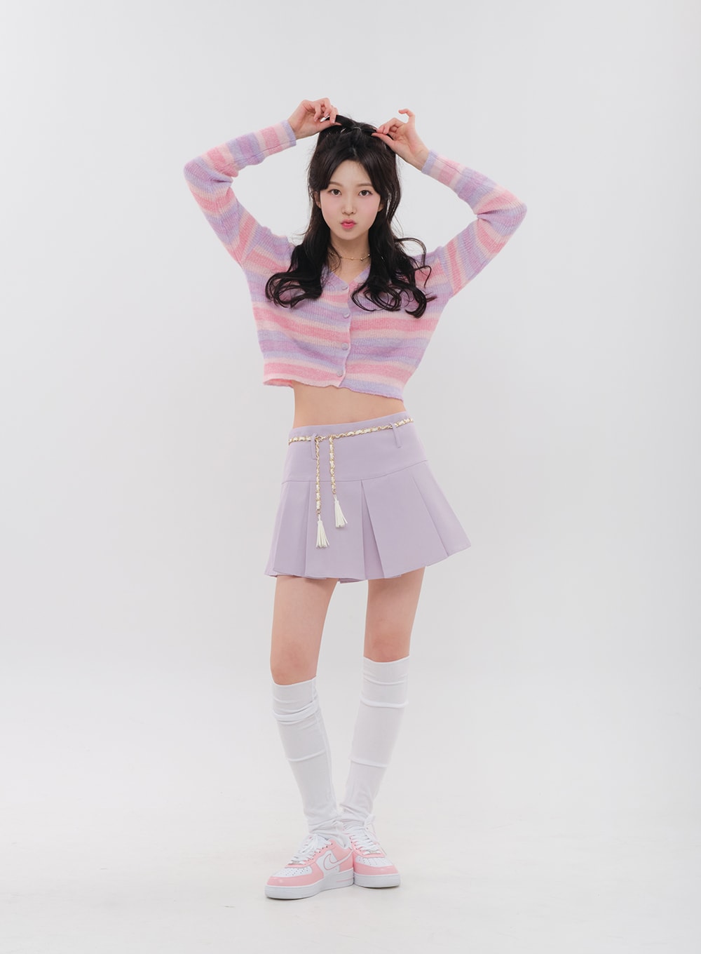 Ribbed Knee Socks BM19