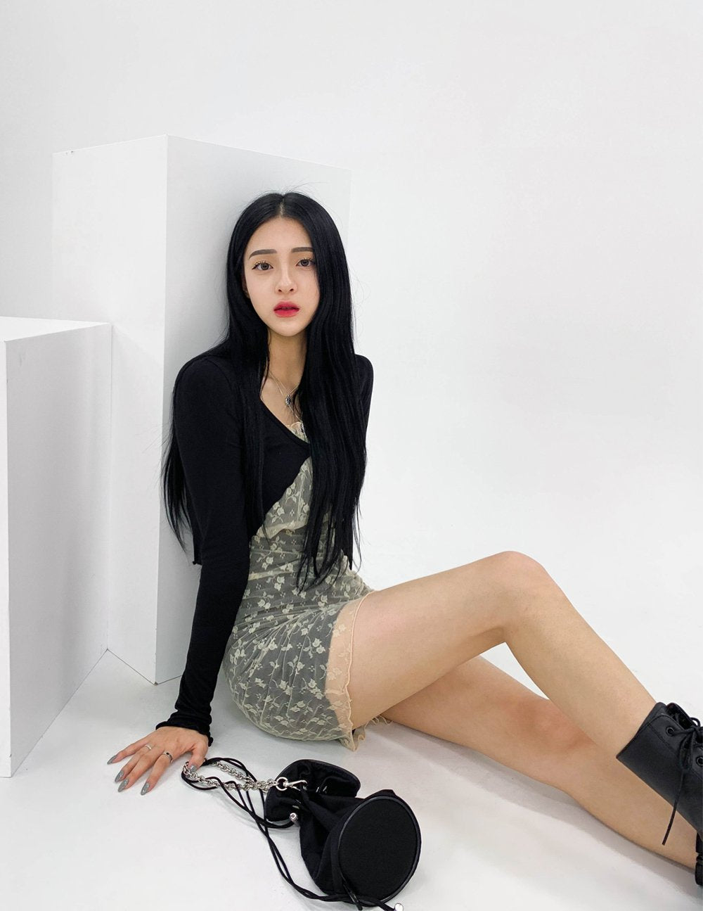 Ribbed Cropped Cardigan CCM03