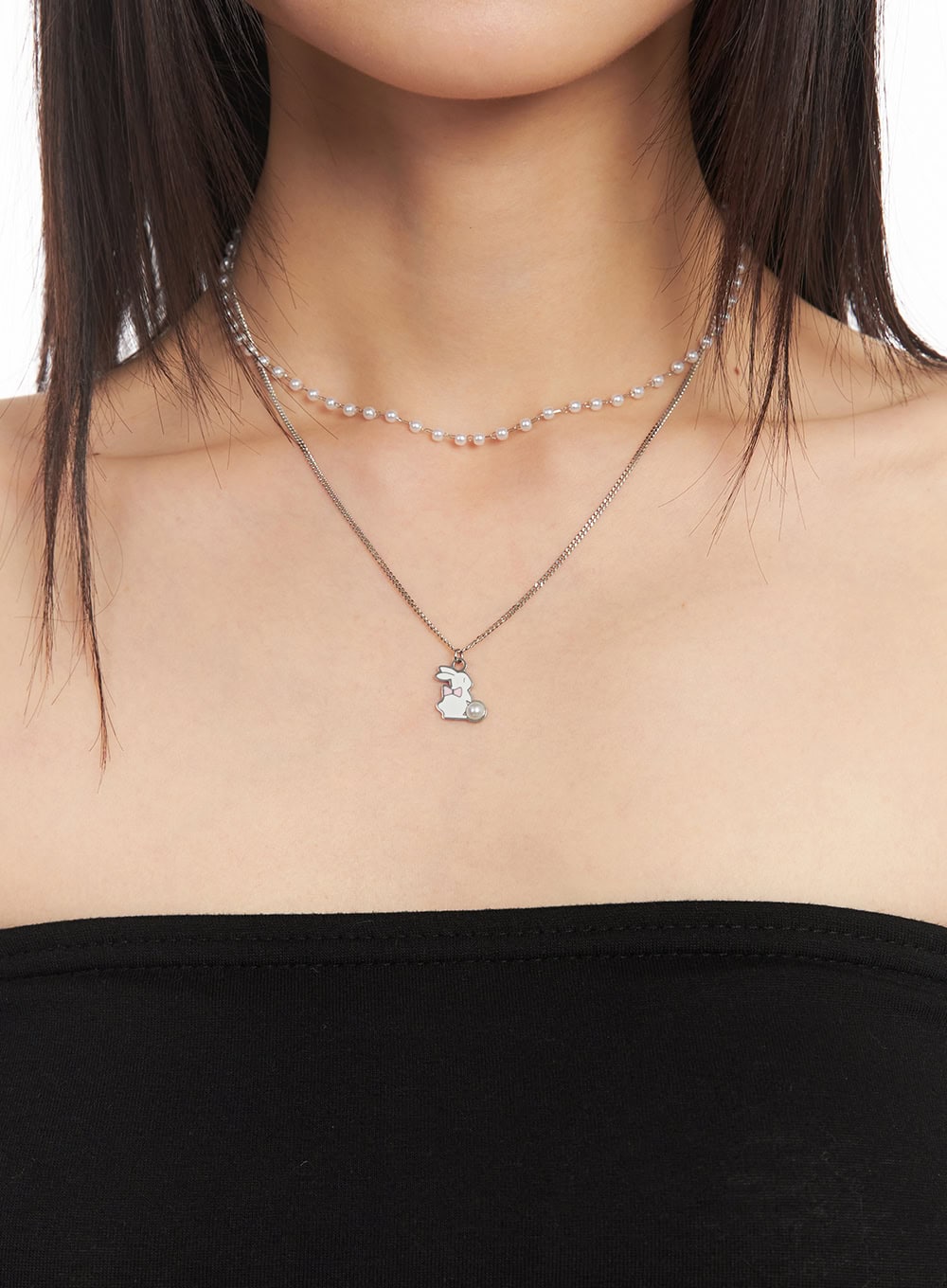 Bunny Rabbit Layer Necklace IM528