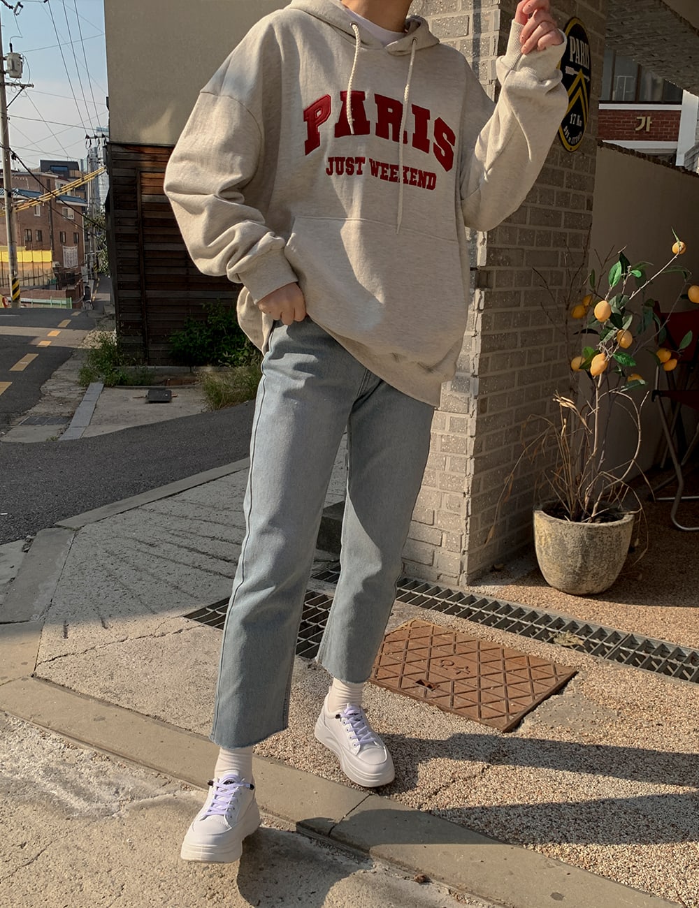 Printed Oversized Hoodie BA15