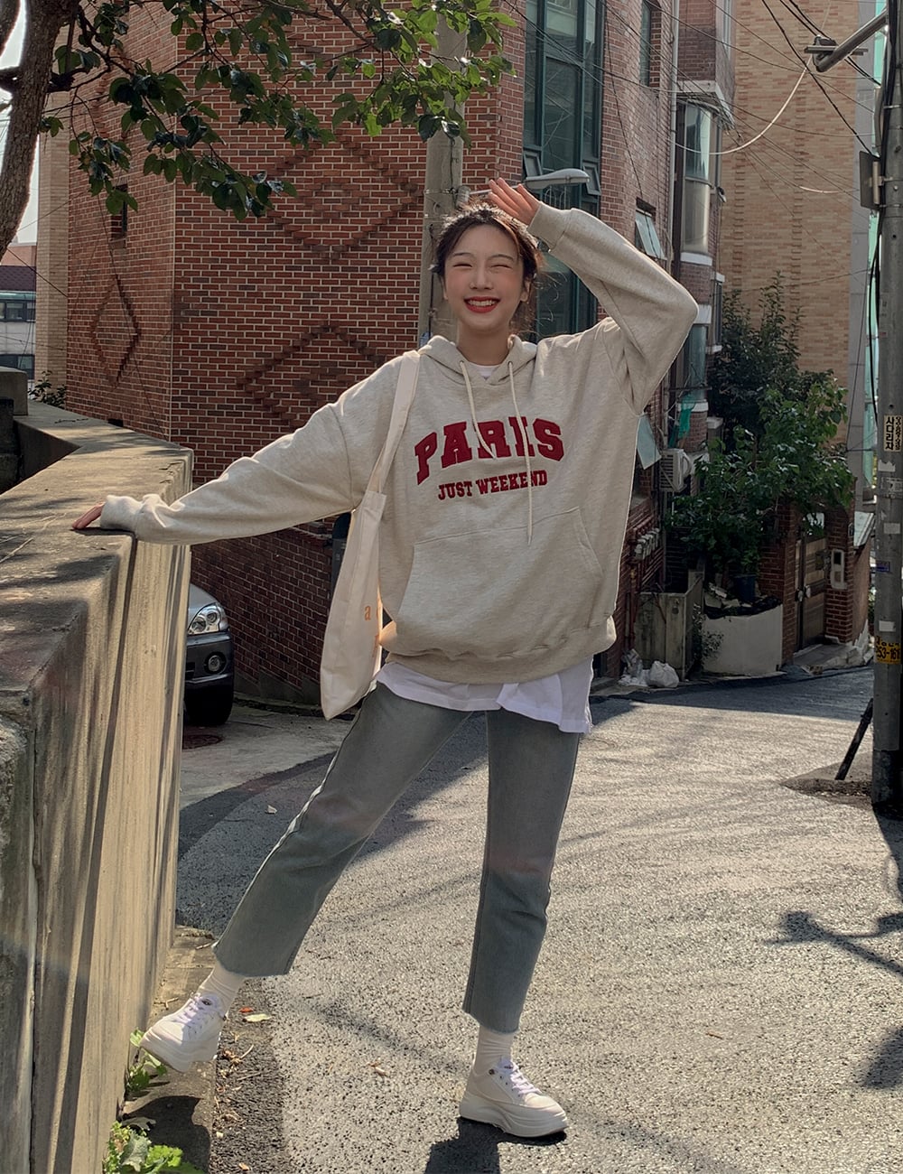 Printed Oversized Hoodie BA15