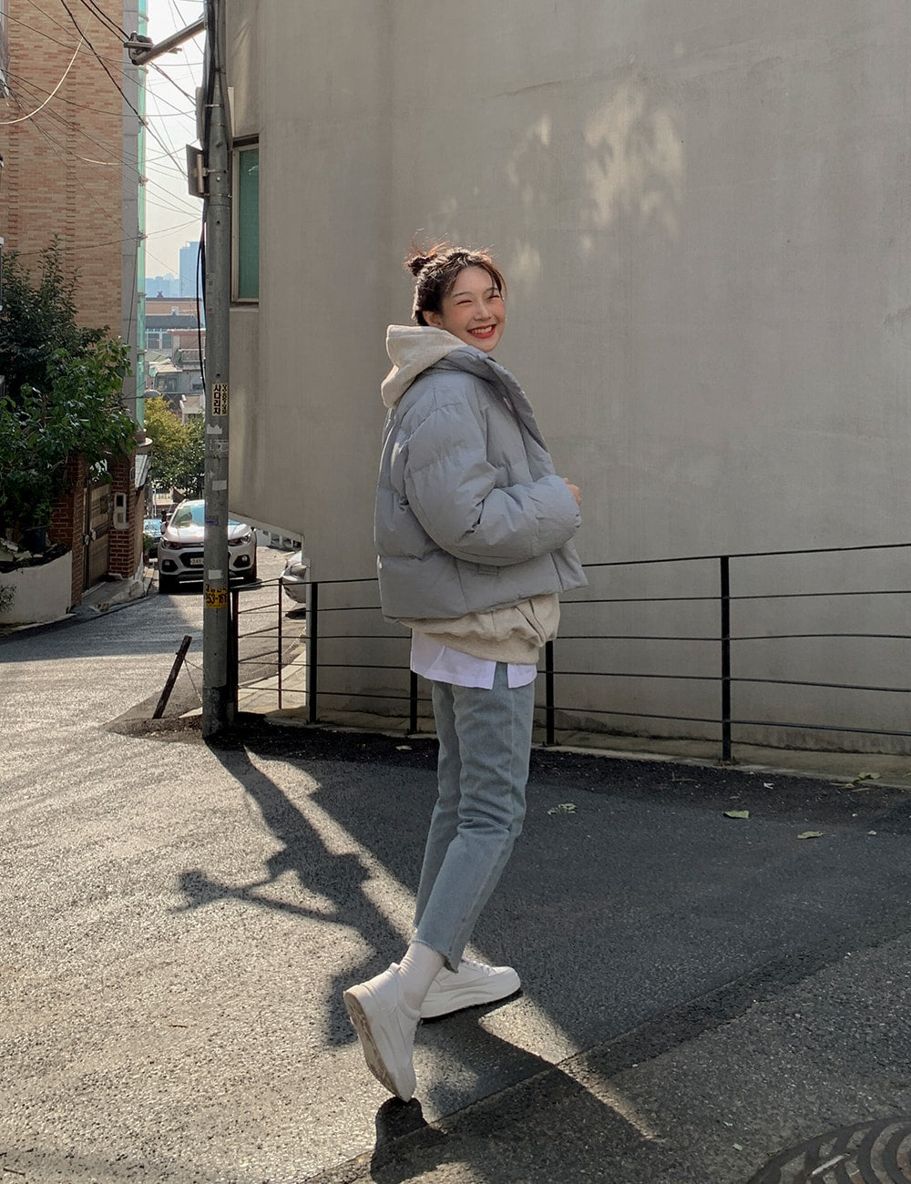 Printed Oversized Hoodie BA15