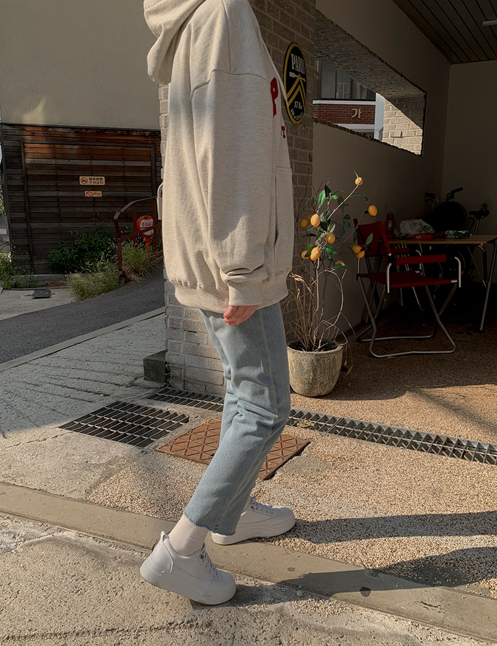 Printed Oversized Hoodie BA15