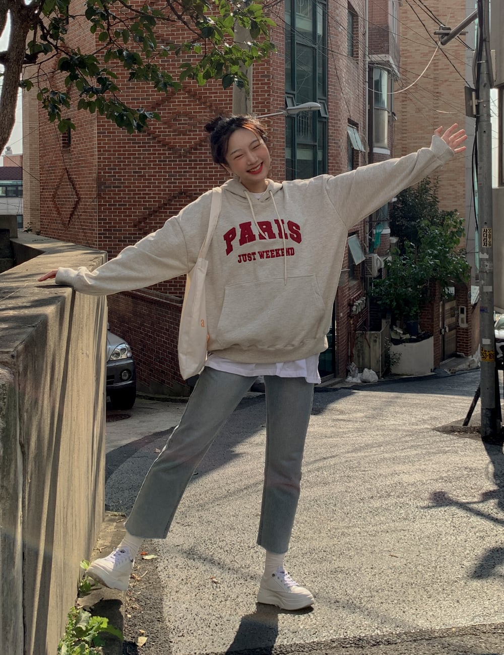 Printed Oversized Hoodie BA15