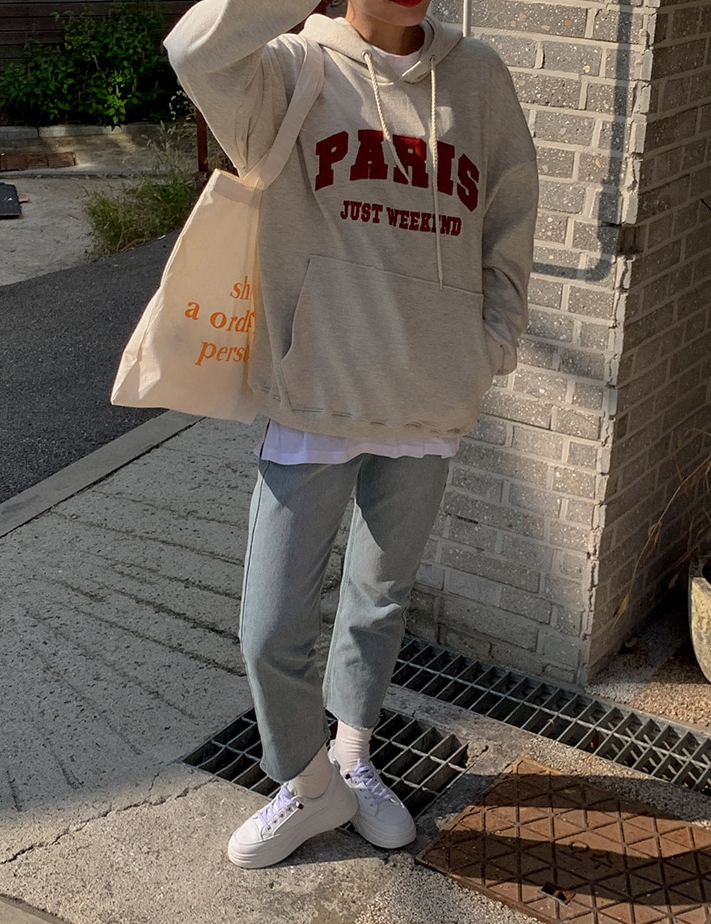 Printed Oversized Hoodie BA15