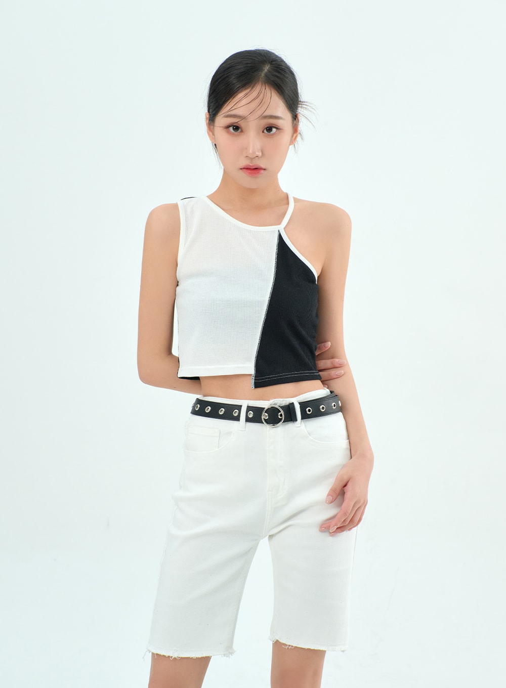 Two Color Unbalanced Top BY308