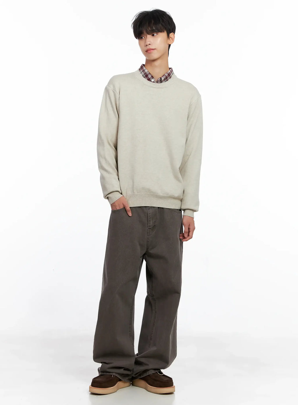 Men's Classic Crewneck Sweater IS519