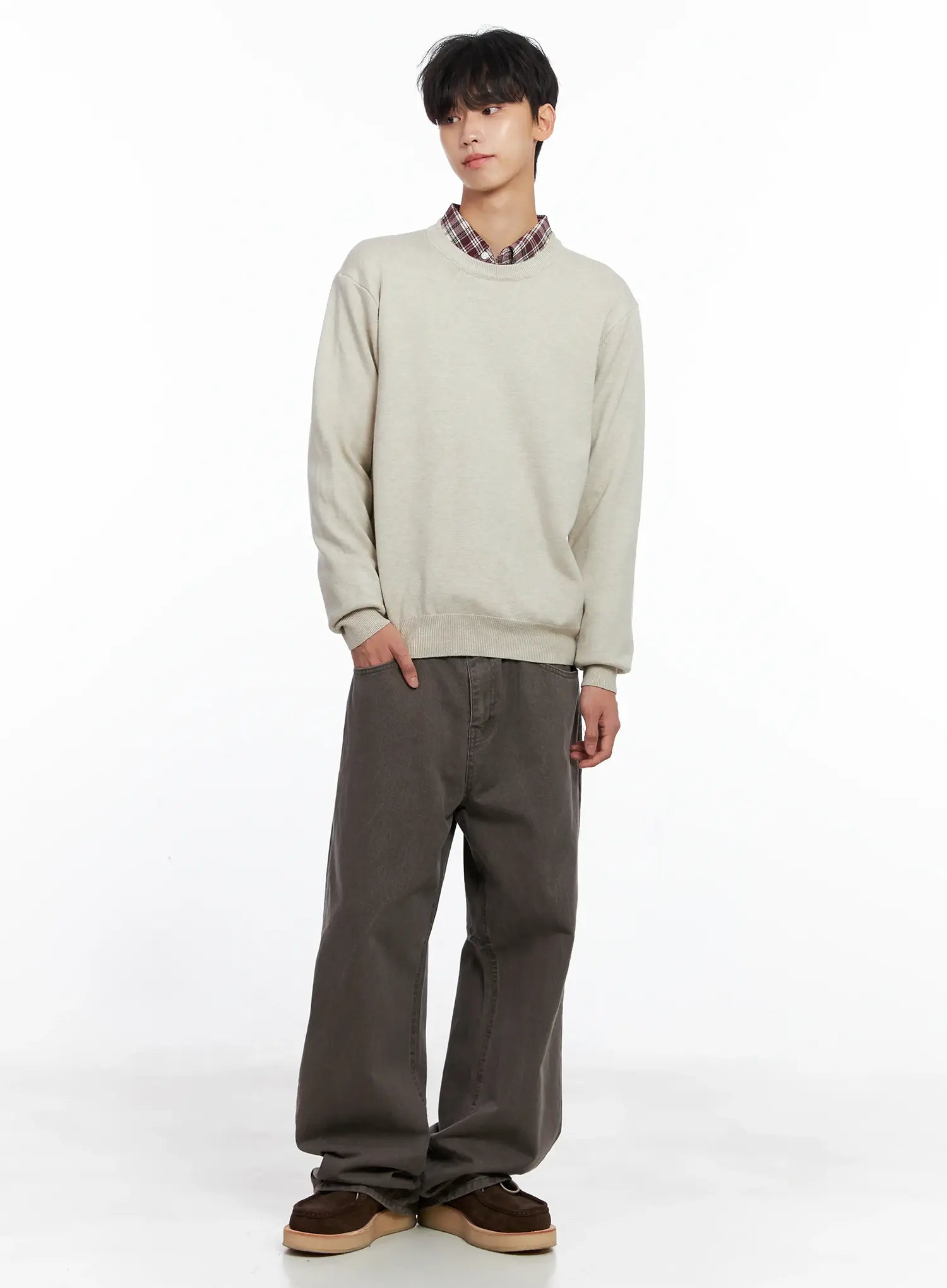 Men's Classic Crewneck Sweater IS519