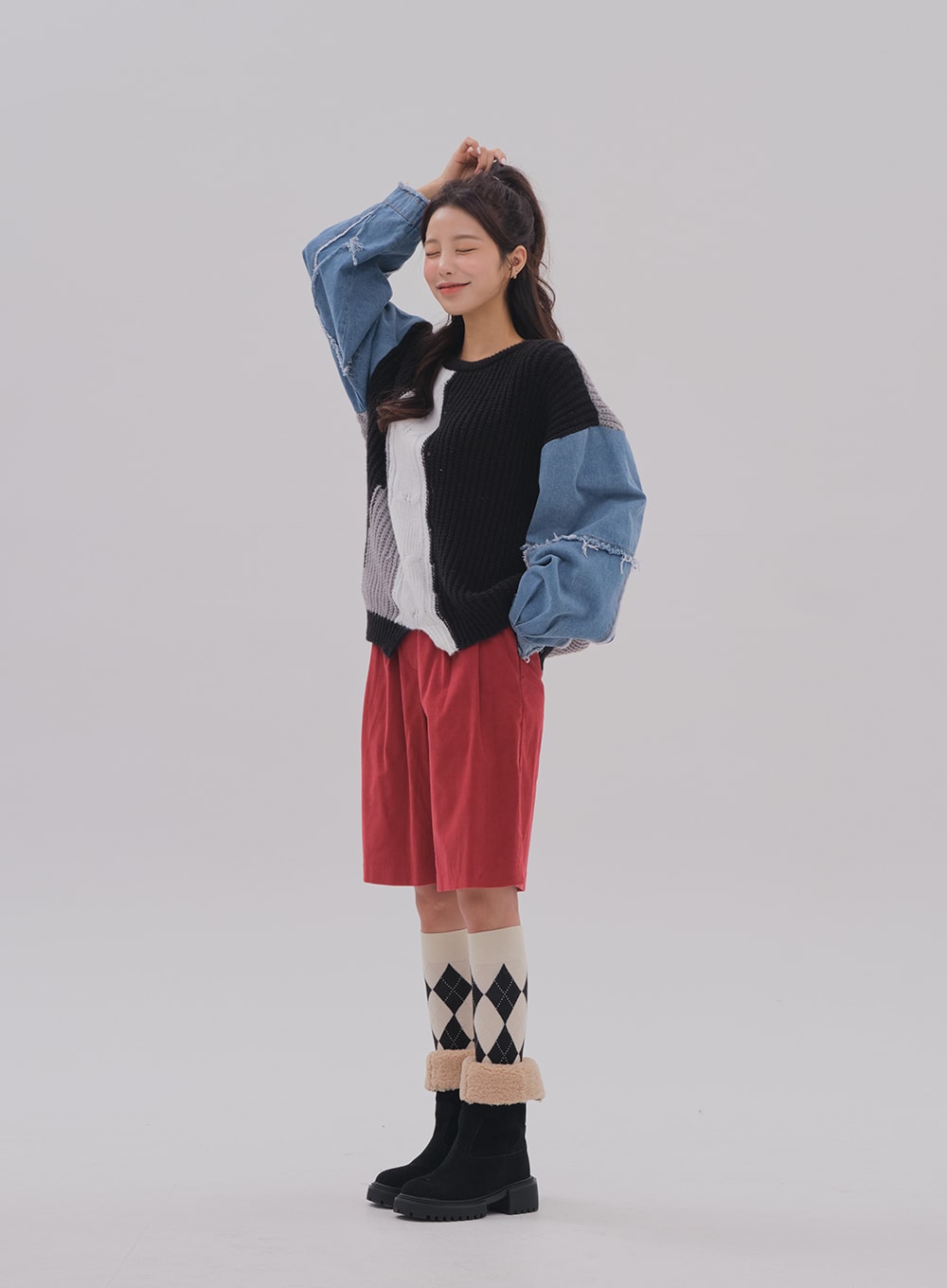 2 Pack Socks With Diamond Pattern