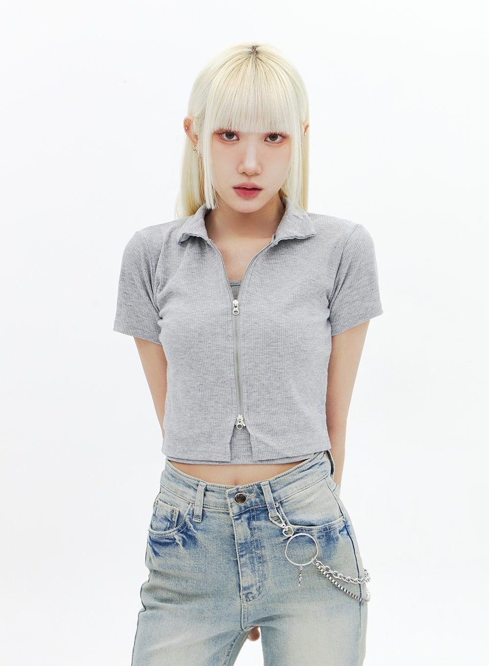 High Waist Bootcut Jeans BA320