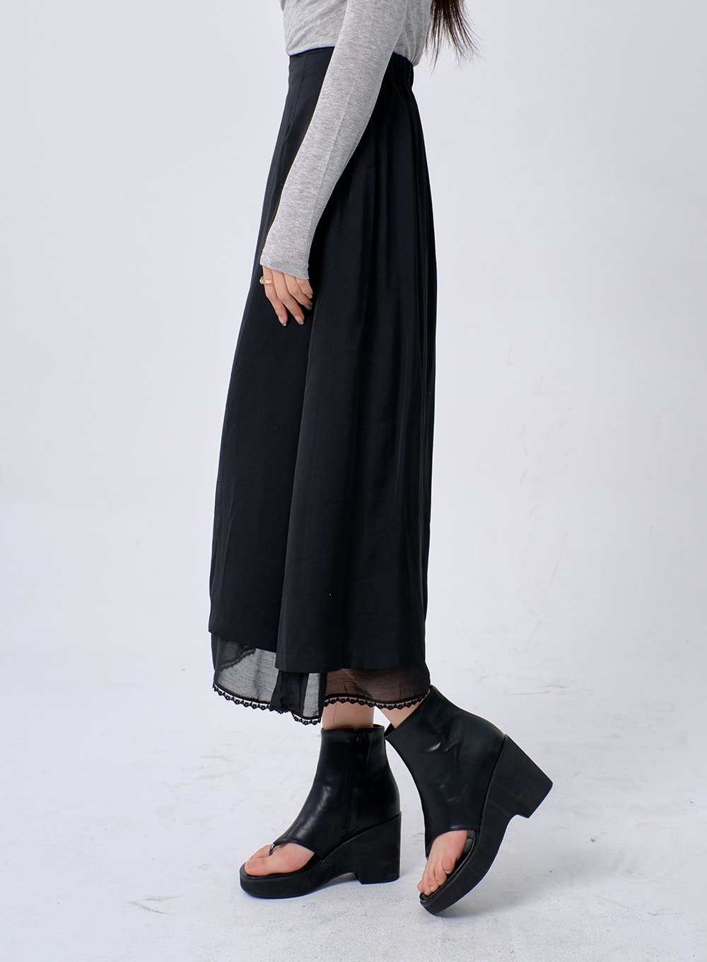 Lace Maxi Skirt BA321