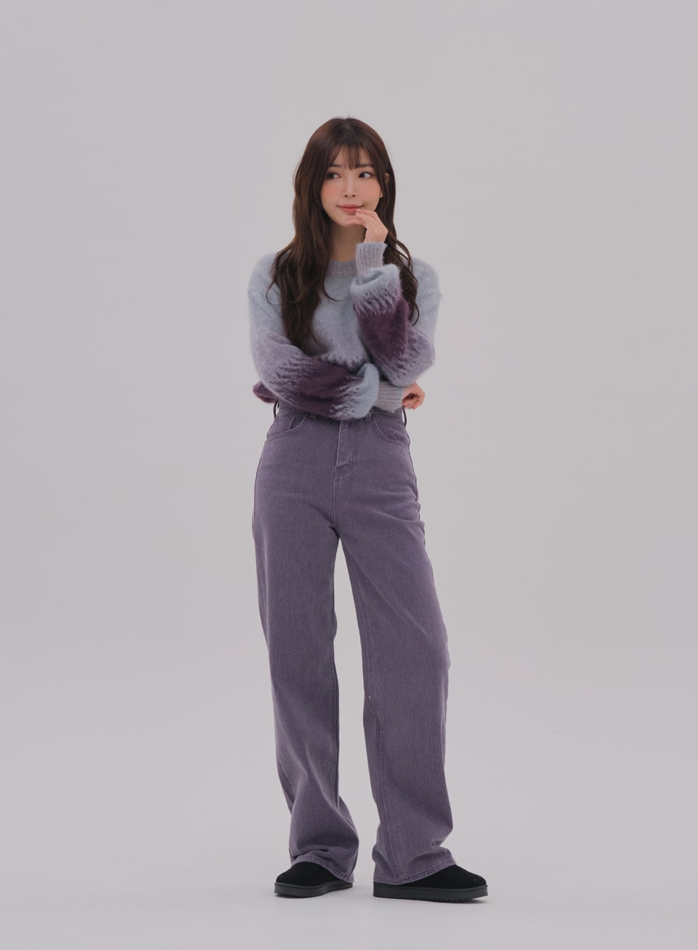 Wide Leg Color Jeans BS-A0812026