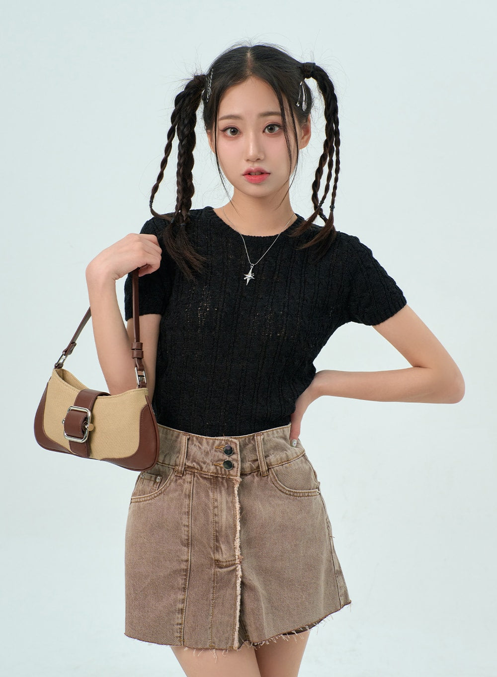 Cable Knit Summer Sweater BY322