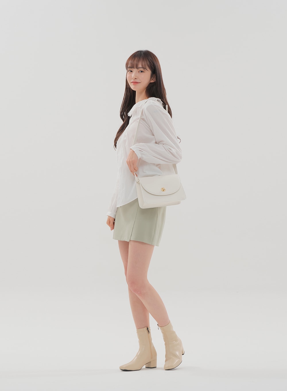 Wrap Style Mini Skirt BS-B11010502