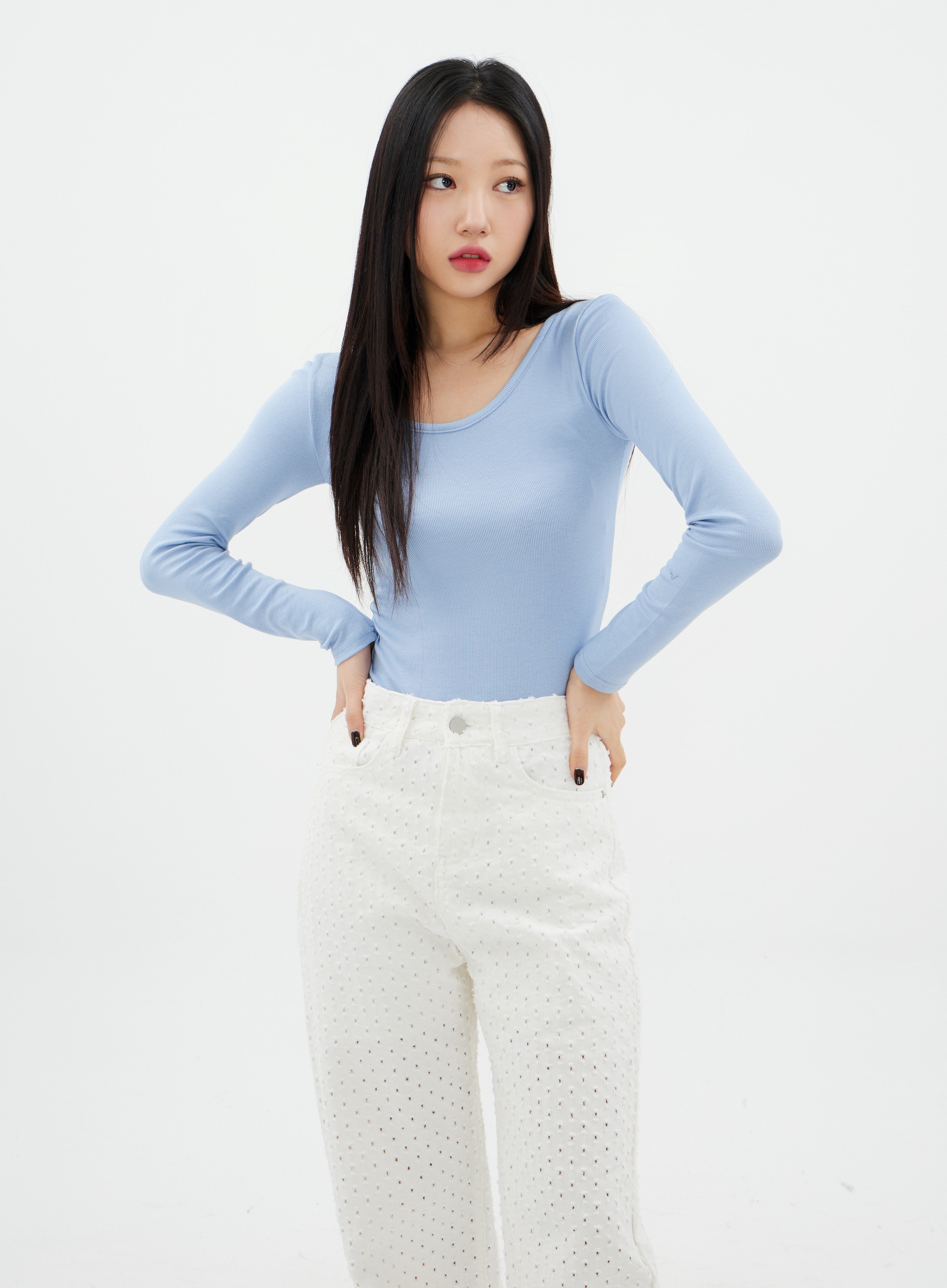 Lewkin Basic Crew Neck T Shirt K2302