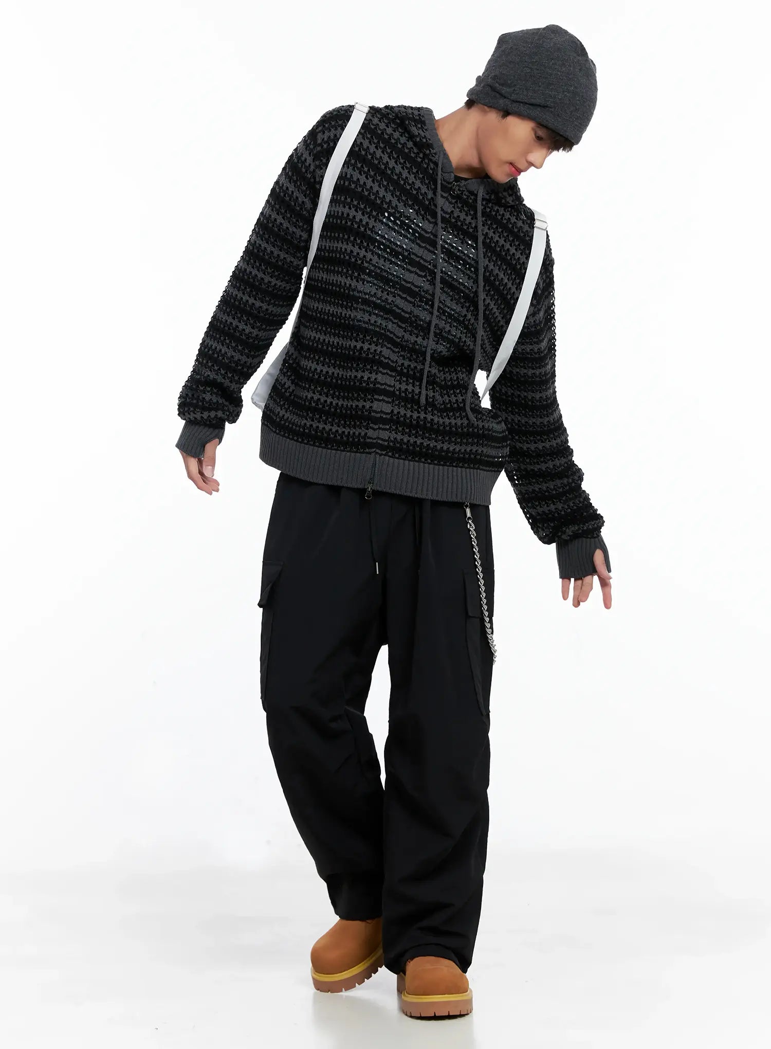 Men's Cargo Drawstring Pants IO506