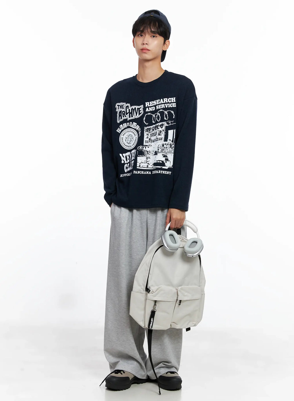 Men's Wide-Leg Sweatpants IS519