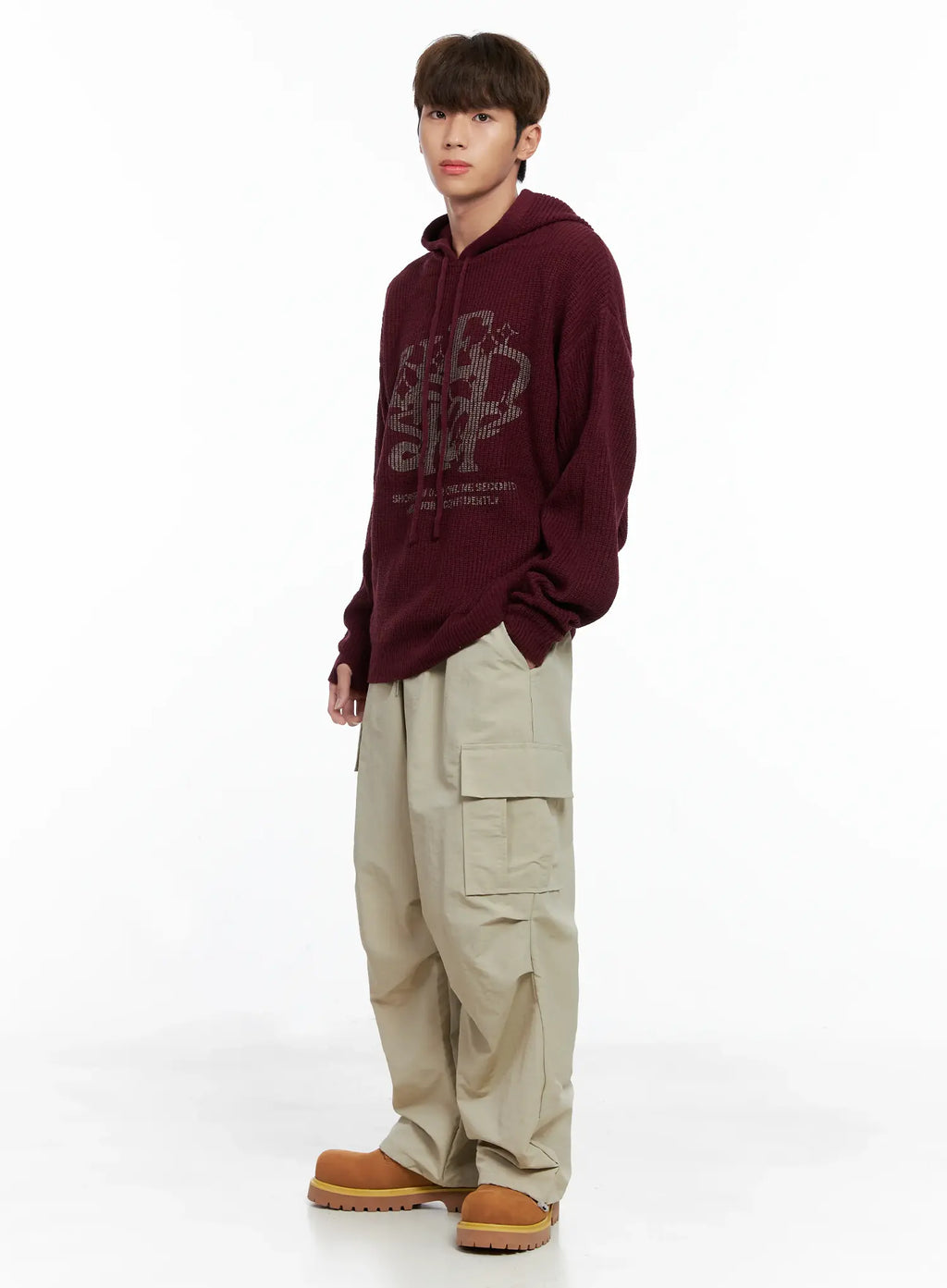 Men's Cargo Drawstring Pants IO506