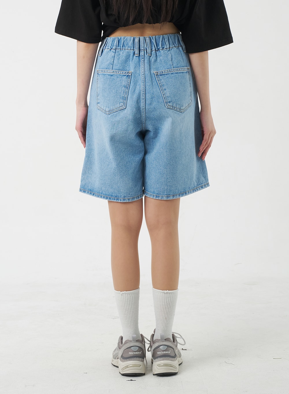 Denim Bermuda Shorts BY311