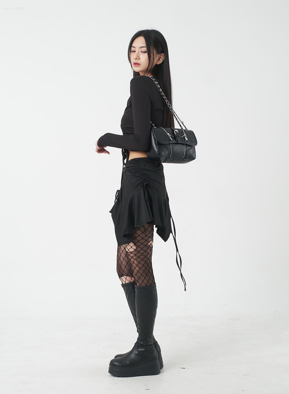 V-Neck Cropped Top BY309