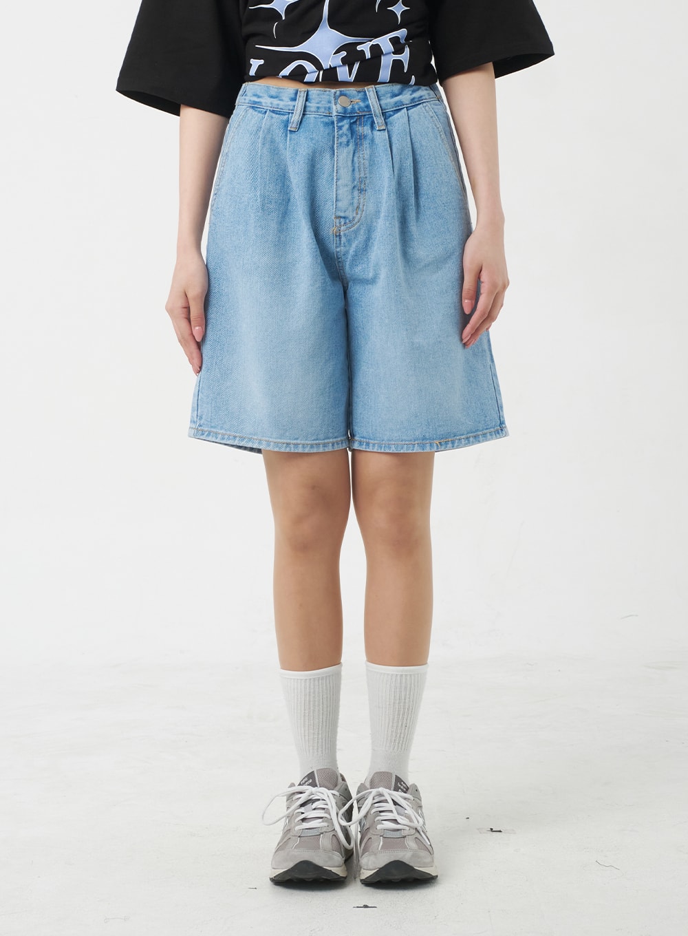 Denim Bermuda Shorts BY311