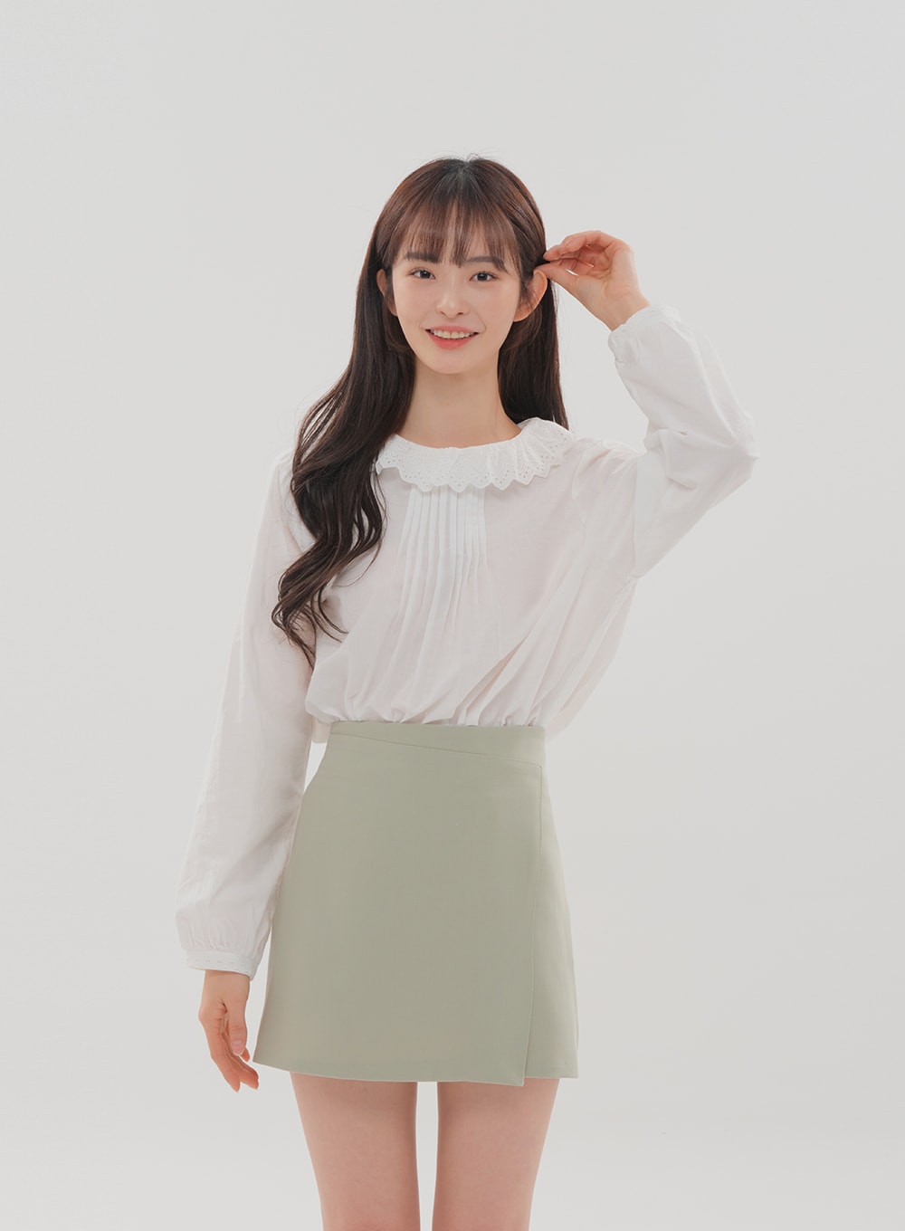 Wrap Style Mini Skirt BS-B11010502