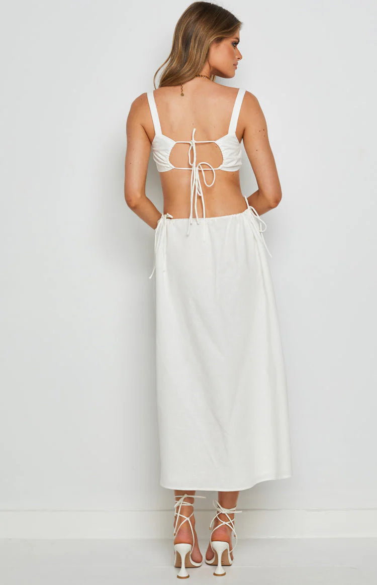 Penelope Midi Dress White