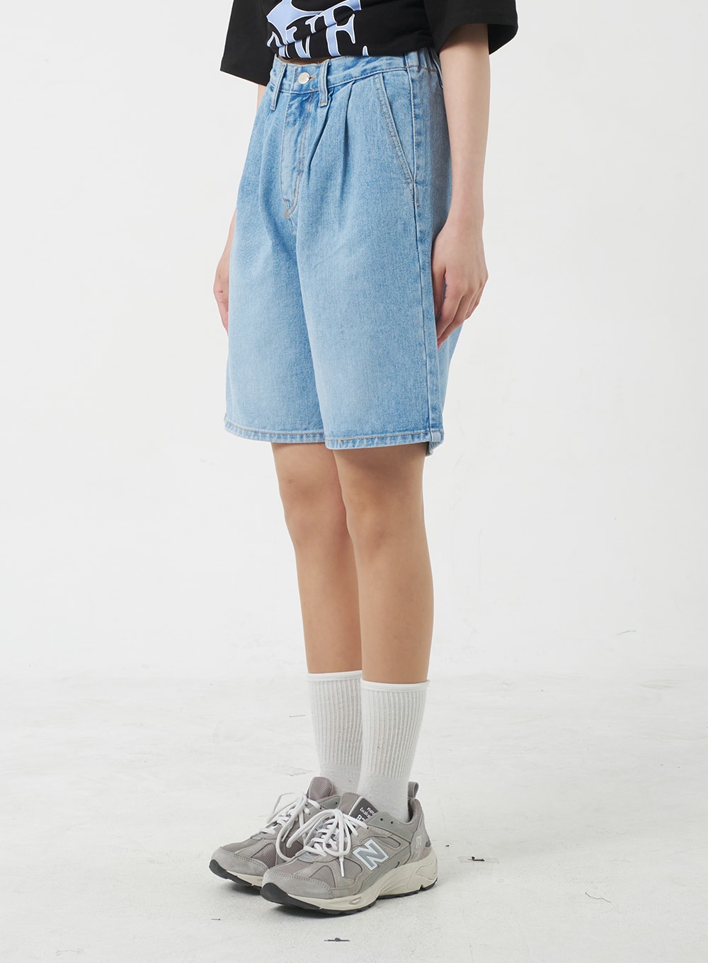 Denim Bermuda Shorts BY311