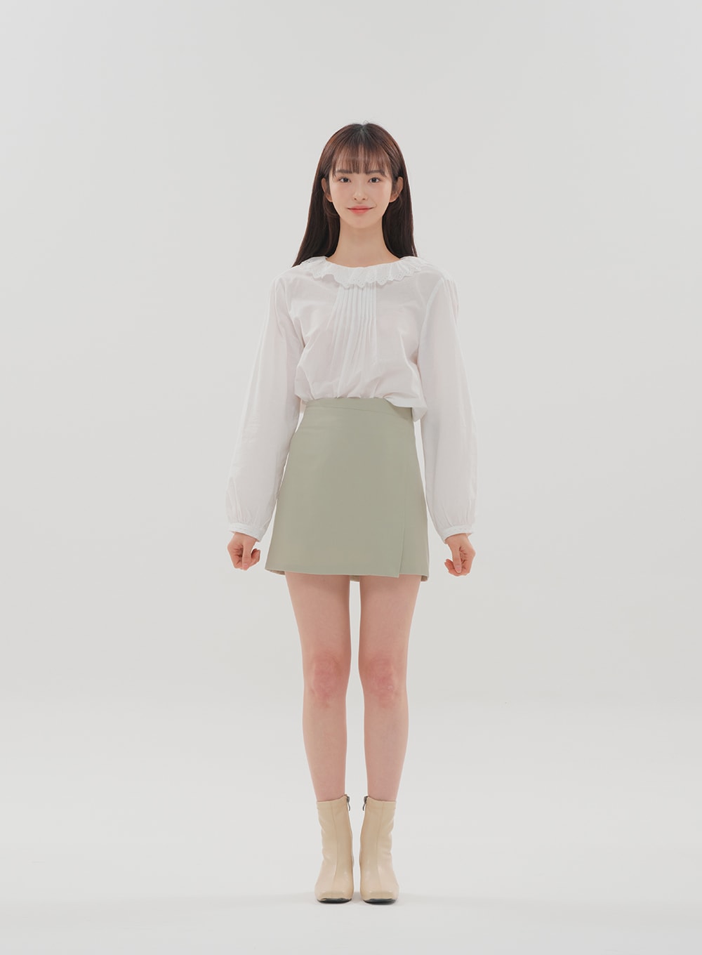 Wrap Style Mini Skirt BS-B11010502