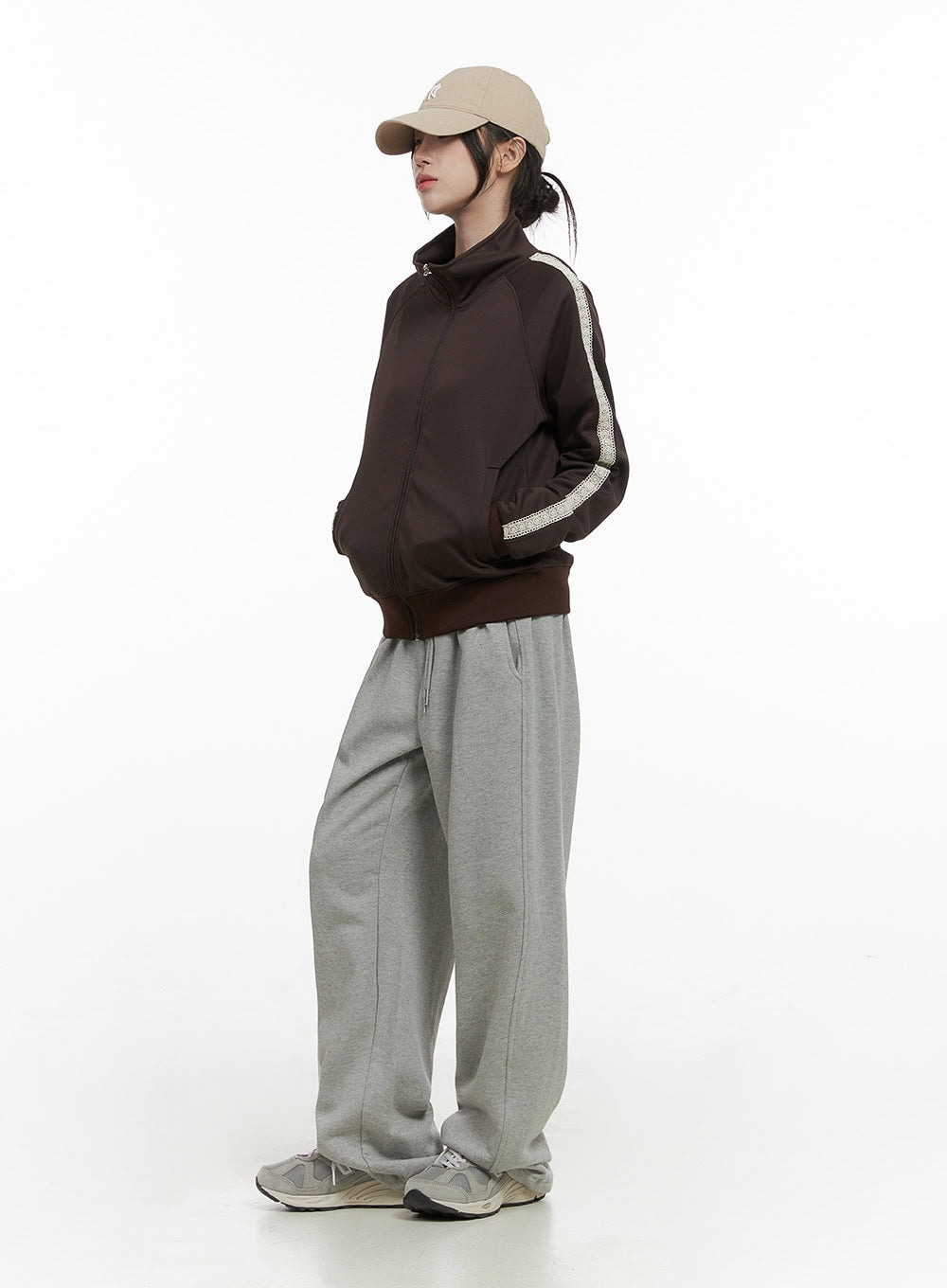 Chic Zip-Front Polyester Spandex Jacket CO402